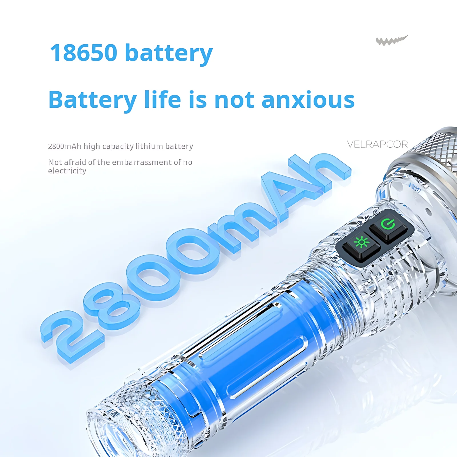 Lampe Torche LED Rechargeable USB-C - 9 Modes, Variation Continue et SOS - Etanche IPX4 (Alliage d'Aluminium) pour Randonnée & Urgence