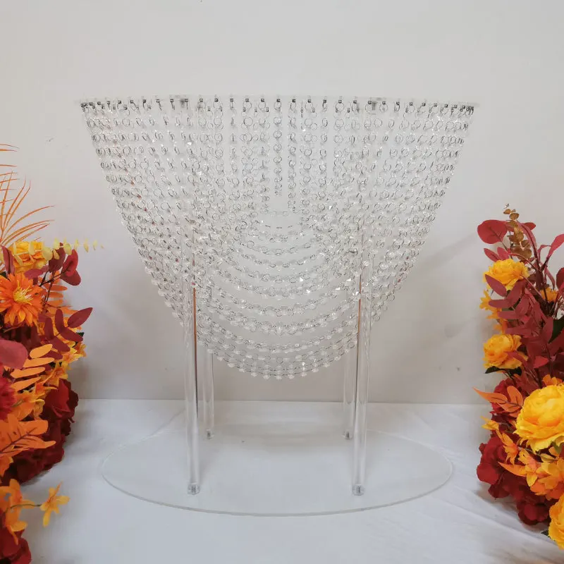 

Wedding Props Acrylic Crystal Decorative Flowers Rack Wedding Main Table Home Display Window Live Layout Supplies