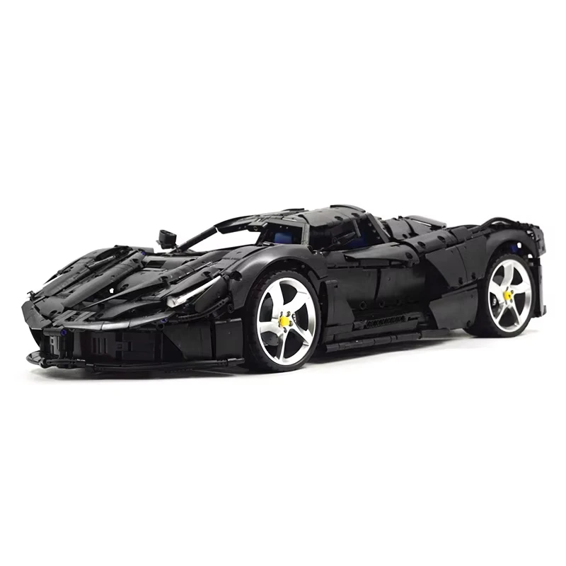 MOC High-Tech Black SP3 Sports Car Kit 42143 Buidling Blocks Speed Vehicle Bricks Education Assembly Children Toy Christmas Gift