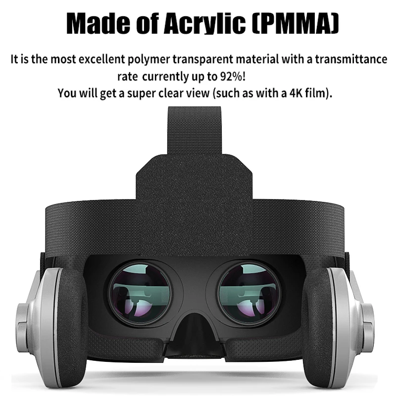 VR Shinecon Casque Viar 3D Glasses Virtual Reality Headset Helmet Goggle Lenses for Smart Phone Smartphone Video Game Binoculars - Image 4