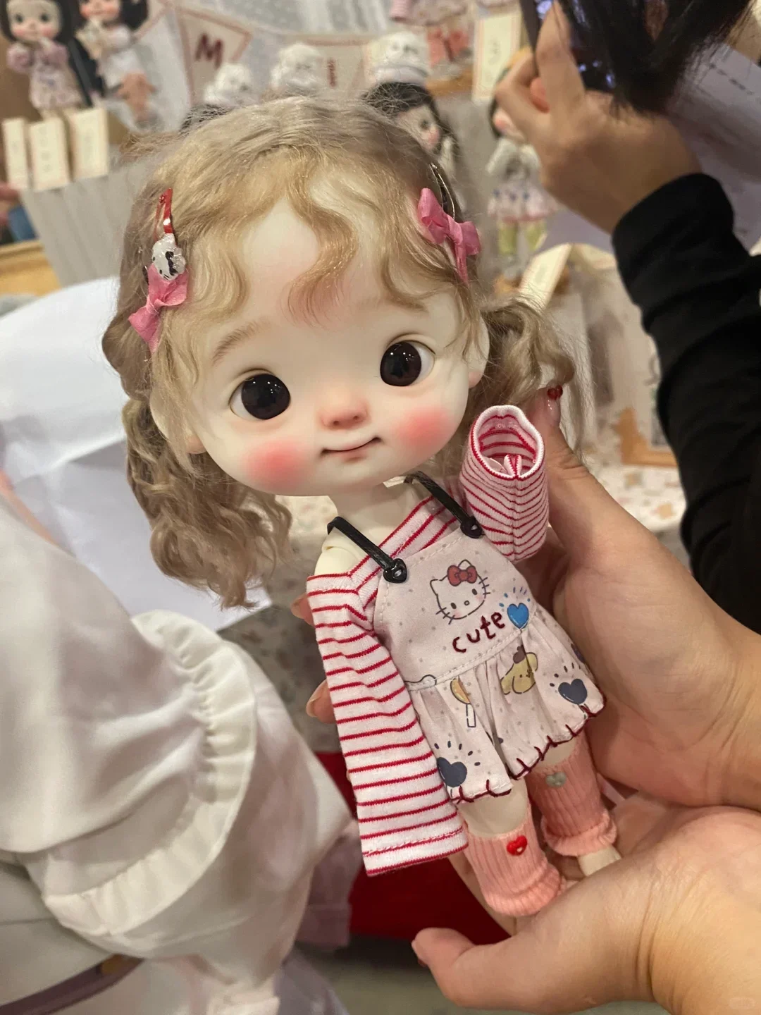 

Новинка 2024, куклы sd, 1/6, 25 см, BJD Meng Qbaby, кукла с большой головой из смолы, модная, бесплатная доставка, премиум, смола, макияж для пятен