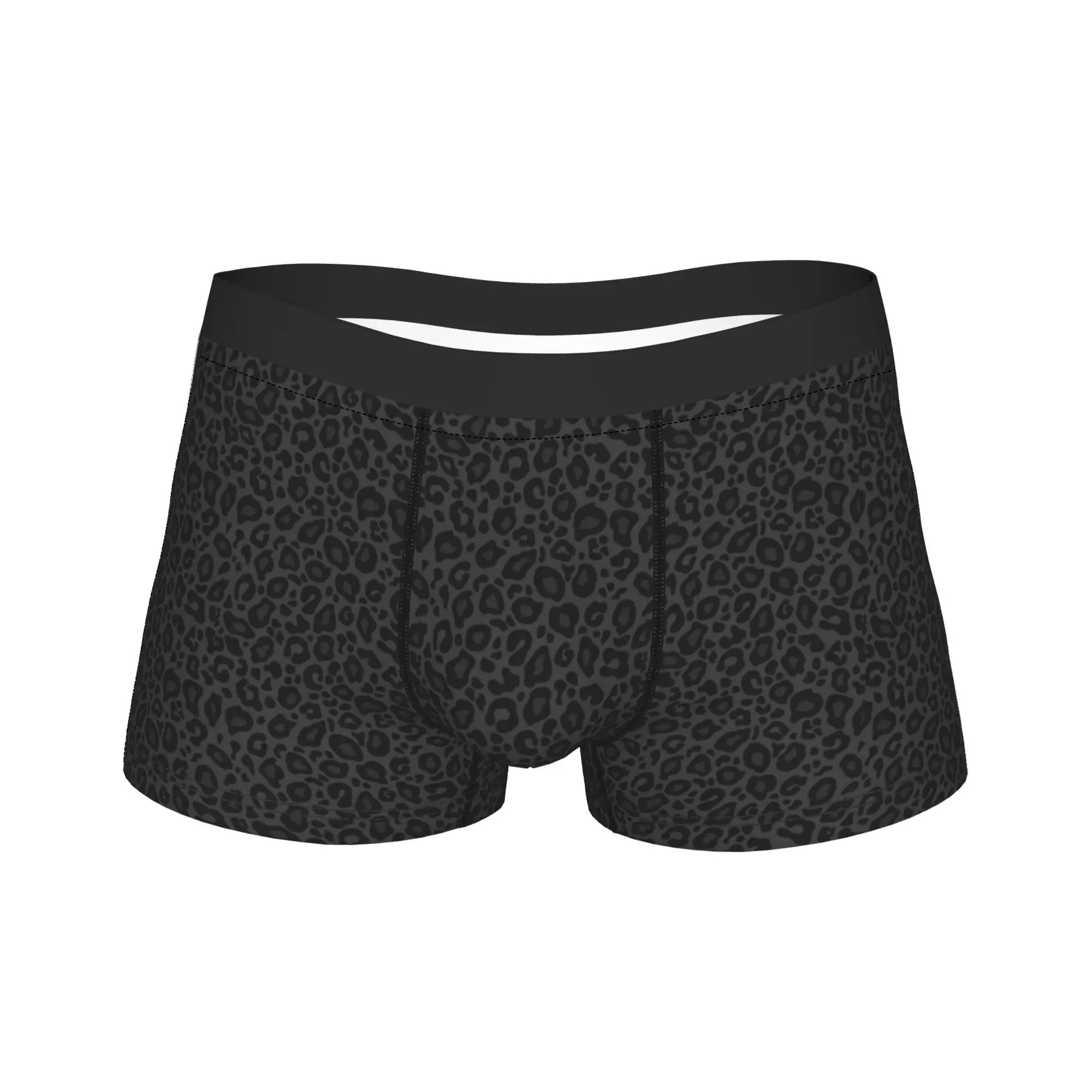 Dark Abstract Swirl Texture Underwear  Custom DIY Boxershorts Hot Sale Men Panties Funny Boxer Brief Gift