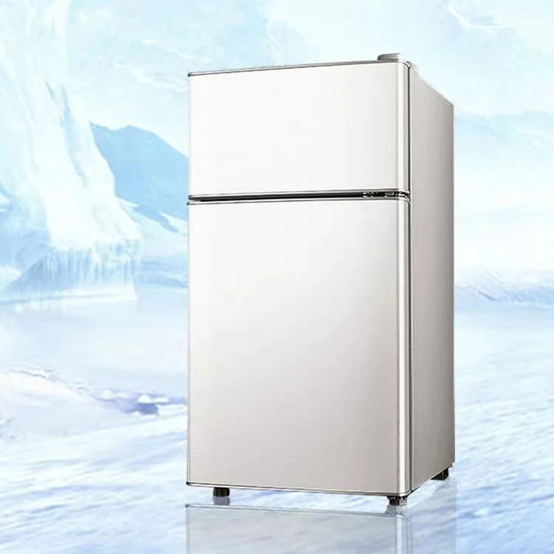 Household Small Refrigerator First-level Energy-saving Dormitory Refrigeration and Freezing Mini Double-door Refrigerator