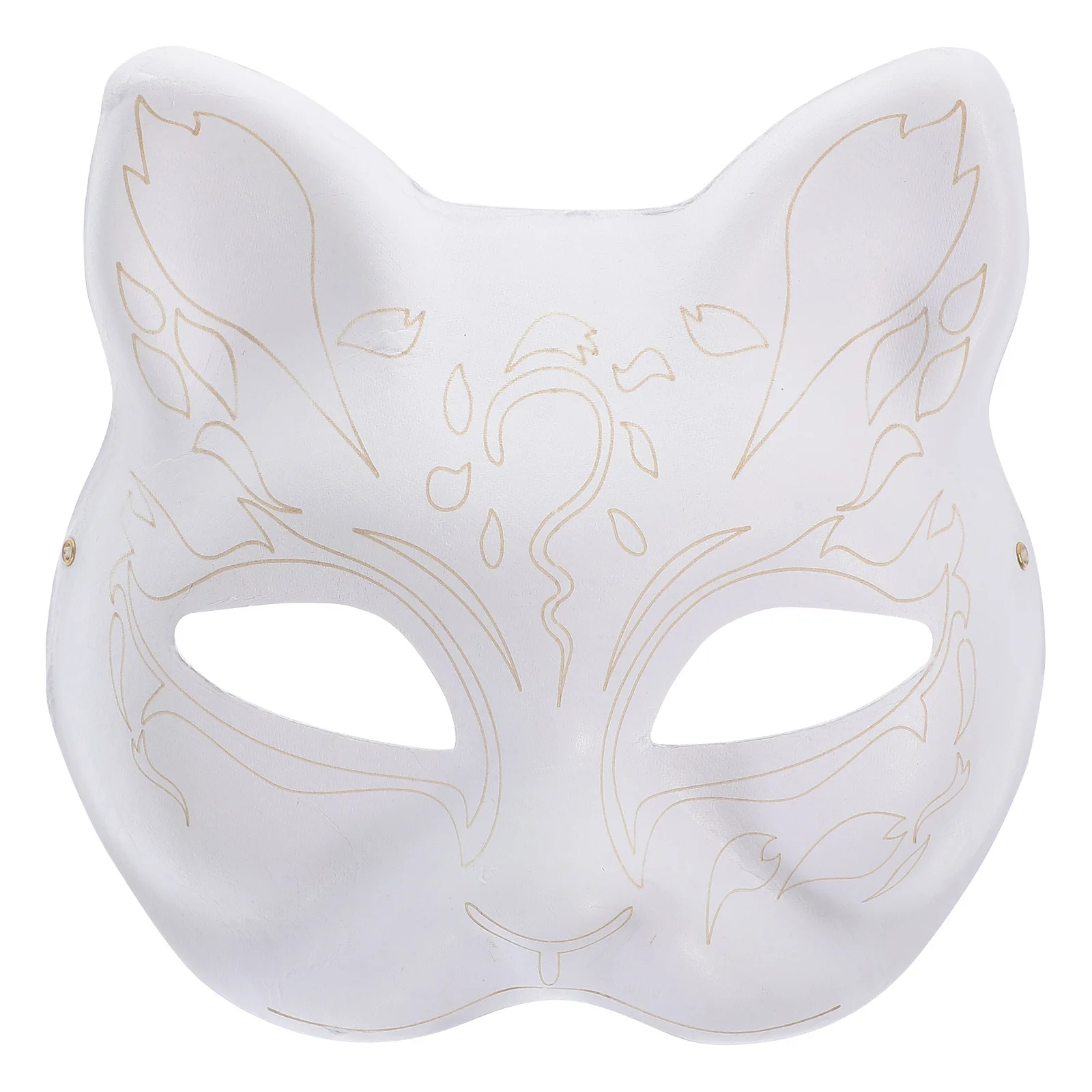 

Blank Cat Face DIY Paintable Paper Mask for Halloween Masquerade Costume Party Craft Decoration DIY Mask Craft Blanks