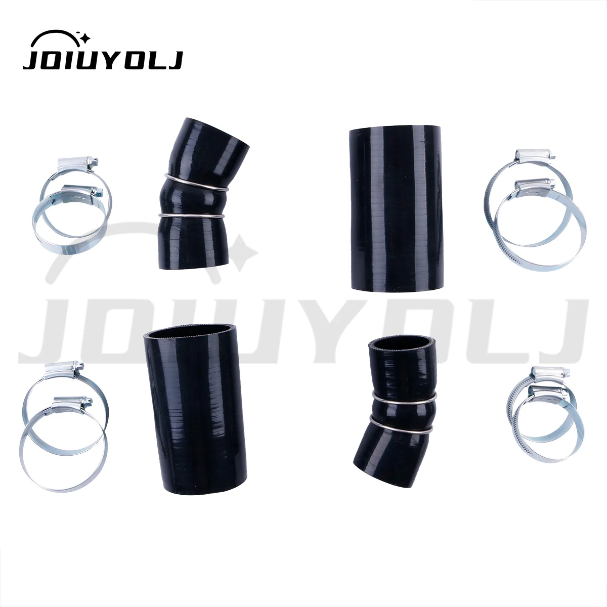 

4Pcs Black For Audi C7 RS6 RS7 Turbo to Chargecooler Outlet Hoses and Inlet Pipes to Airbox Silicone Intake Tube