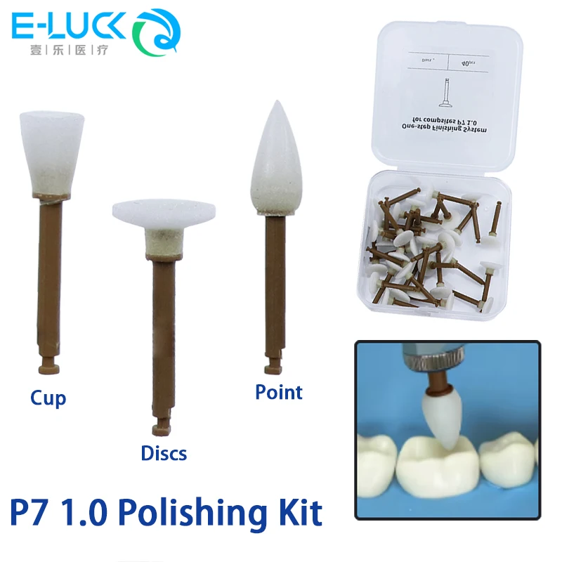 

Dental Composite Resin Polisher Cups One-step Finishing System Resin Teeth Polishing Cups Points Discs RA Finisher Dentist Tool