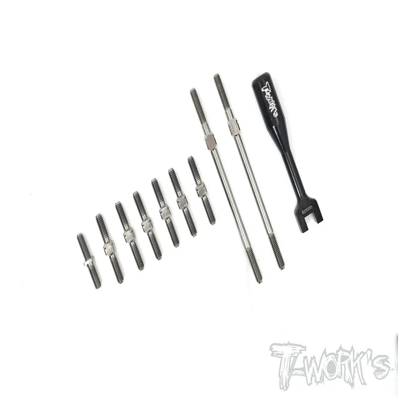 

Original T works TB-157 64 Titanium Turnbuckle Set ( For Serpent 977E EVO 2 ) Rc part