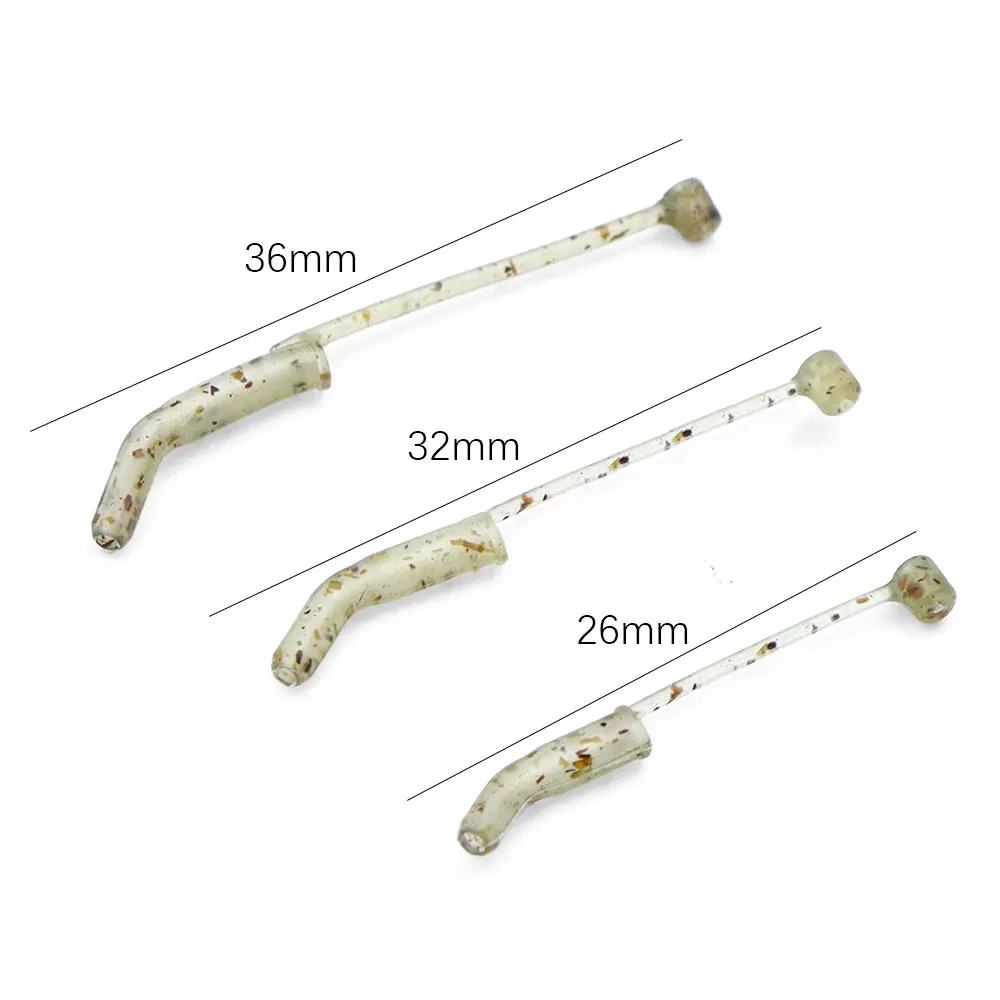 15 Stück Karpfenangelhaken-Linienausrichter D-Rig-Kickers für Method Feeder Fishing Hair Rig Zubehör Terminal Tackle – Detail 2