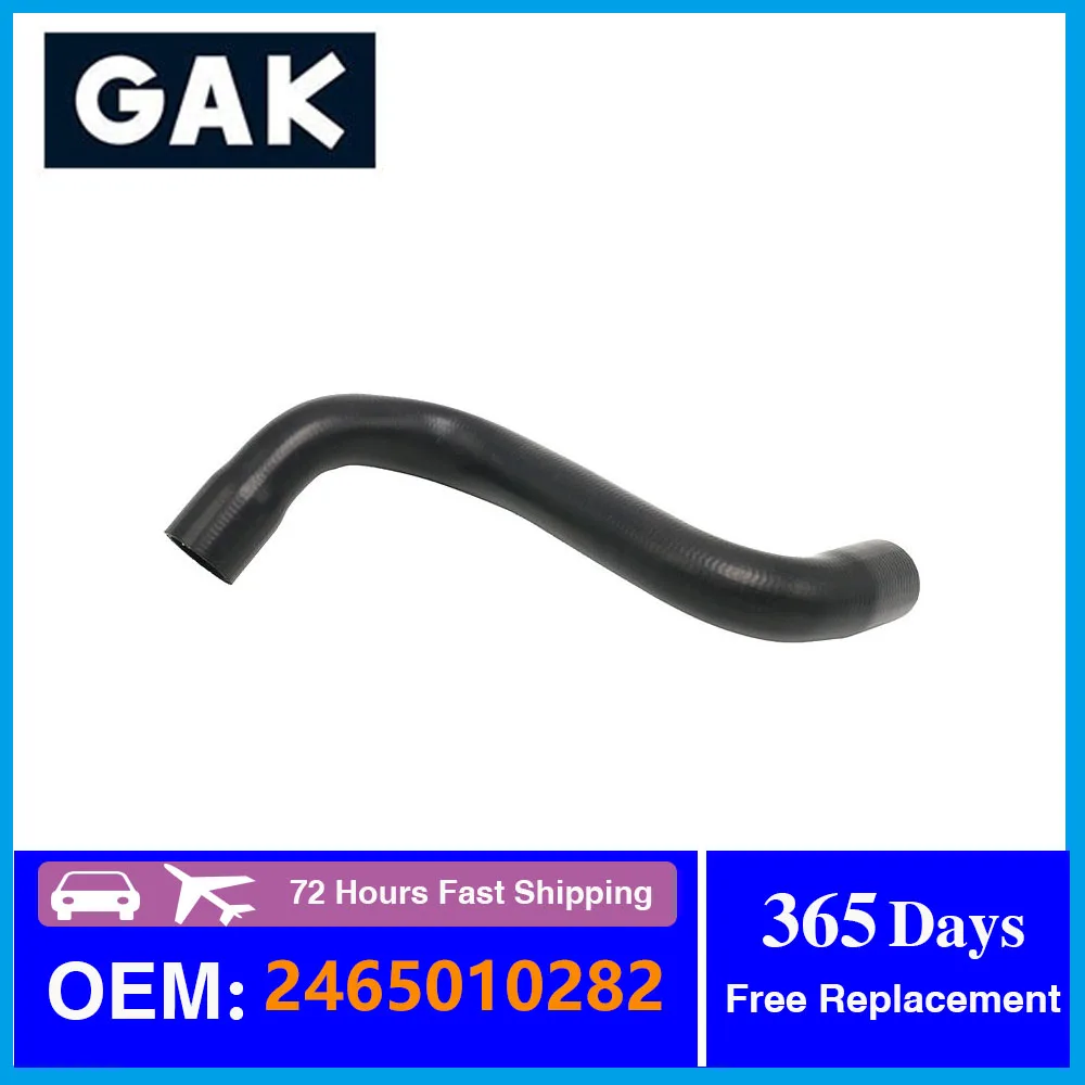 GAK Brand A2465010282 Coolant Rubber Water Hose Pipe 2465010282 for Mercedes Benz A/B/CLA/GLA Cooling Ventilation Water Hose