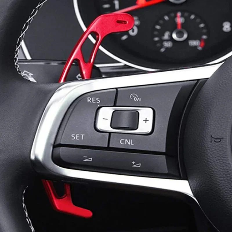 1 Pair Car Steering Wheel DSG Shift Piece Left And Right Extender Apply To Golf 7 GTI GTD GTE MK7 POLO Scirocc Car Accessories