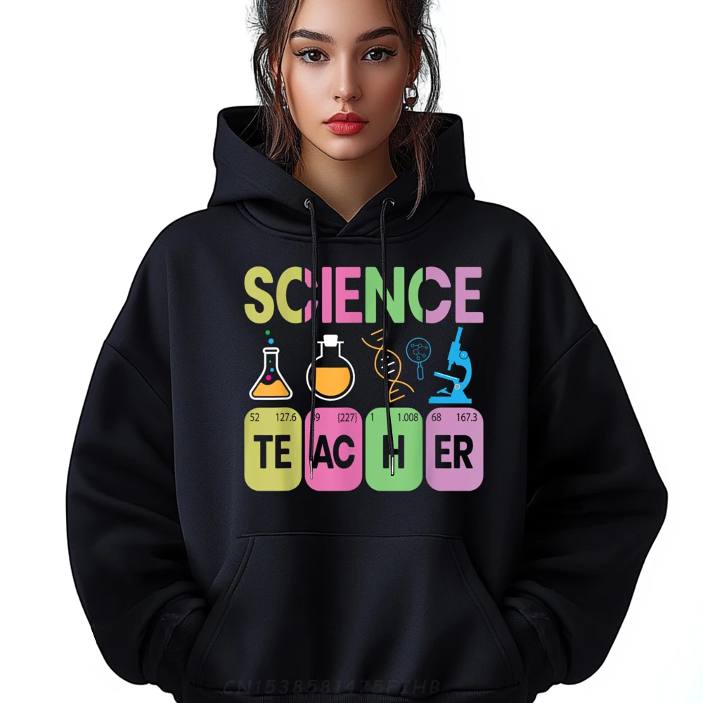 

Science Teacher Funny Periodic Table Round Neck Hoodies Christmas Hoodies Long Sleeve Discount Outdoor Hoodies Leisure Mens
