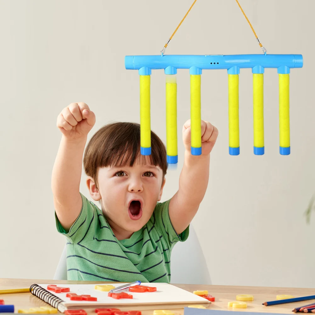 Jeu de bâtons de défi, 3 bâtons de chute à vitesse réglable, bâton de jeu de sport, jeu de défi réflexe, cadeaux pour enfants et adultes