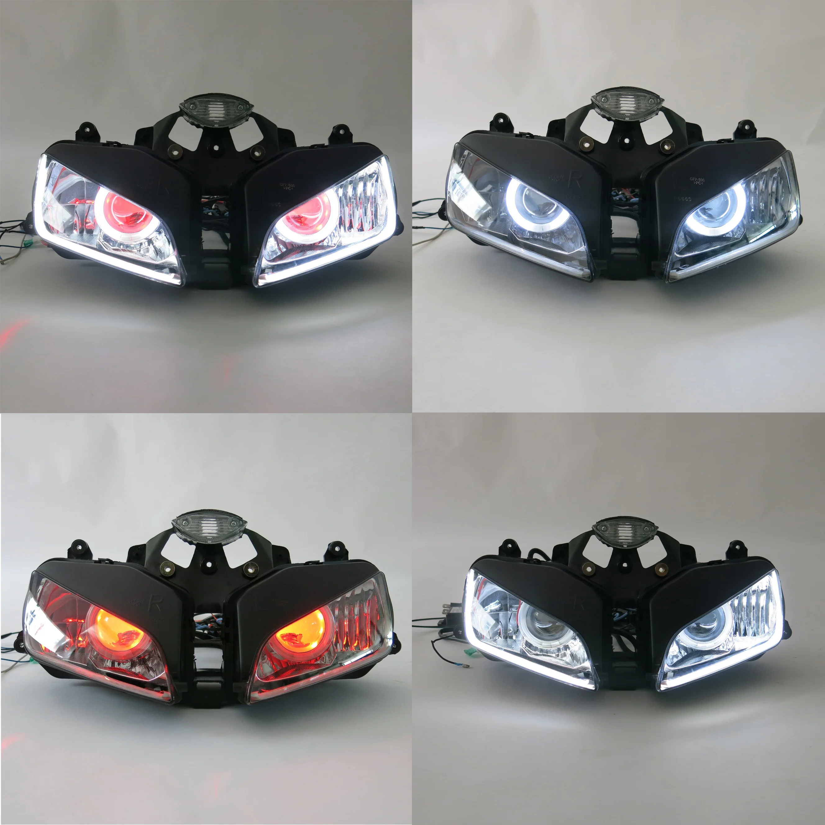 Angel Eyes Bulb motorcycle lighting system fit 2005 2006 for HONDA CBR600RR led motorcycle lights