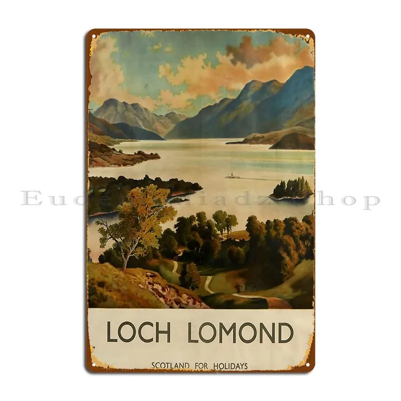 Retro Classic Loch Lomond Metal Plaque Poster Pub Personalized Garage Decoration Designing Club Tin Sign Poster