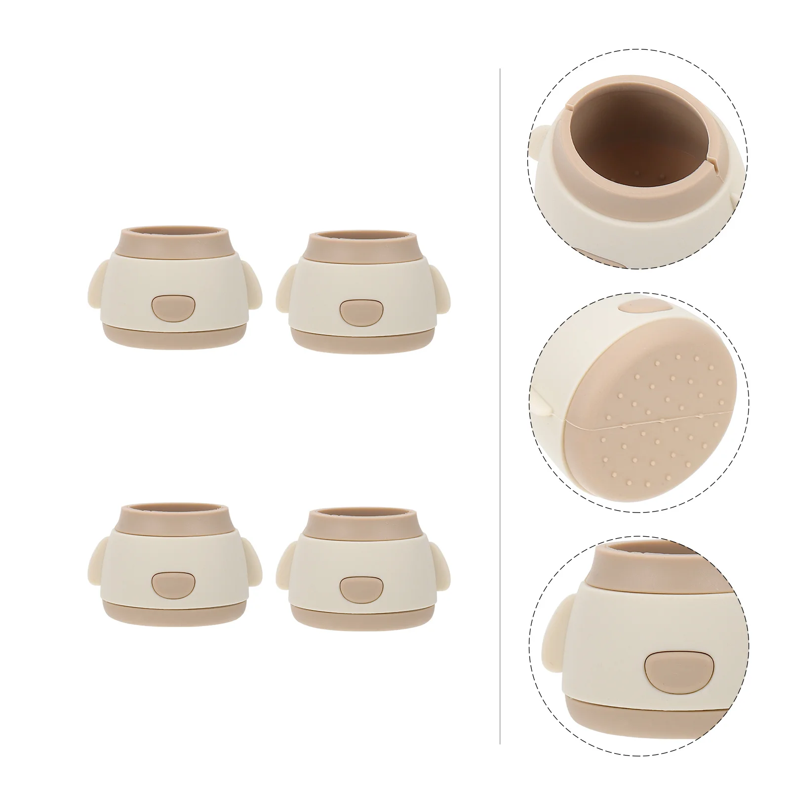 4 قطعة أقدام طاولة سيليكون يغطي عدم الانزلاق الأثاث الساق الغطاء الواقي للكراسي مكاتب المضادة للخدش دائم آمنة