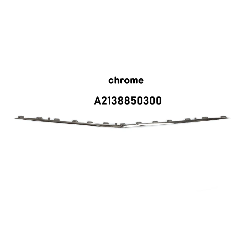 A2138850300 A2138850100 For Mercedes Benz E Class W213 E200 E350e E400 Front Bumper Spoiler Chrome Chromium Trim