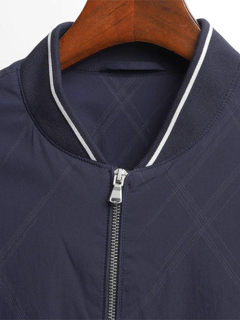 

Мужская куртка с бейсбольным воротником, осенне-весенняя повседневная длинная све с рисунком, молодежная верхняя одежда, универсальная деловая одежда