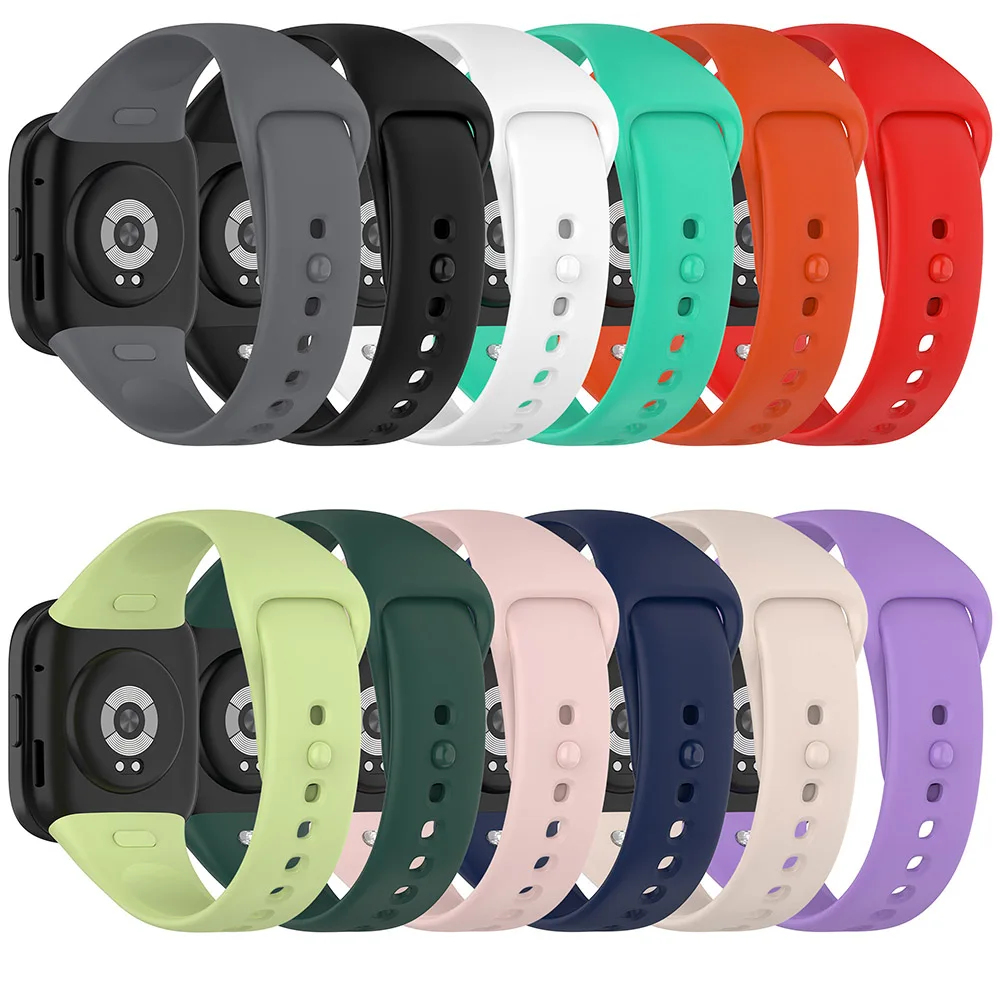 50pcs Wholesale Silicone Strap For Redmi Watch 3 Watchband Replacement Bracelet  For Xiaomi Redmi Watch 3 Wristband Correa Strap