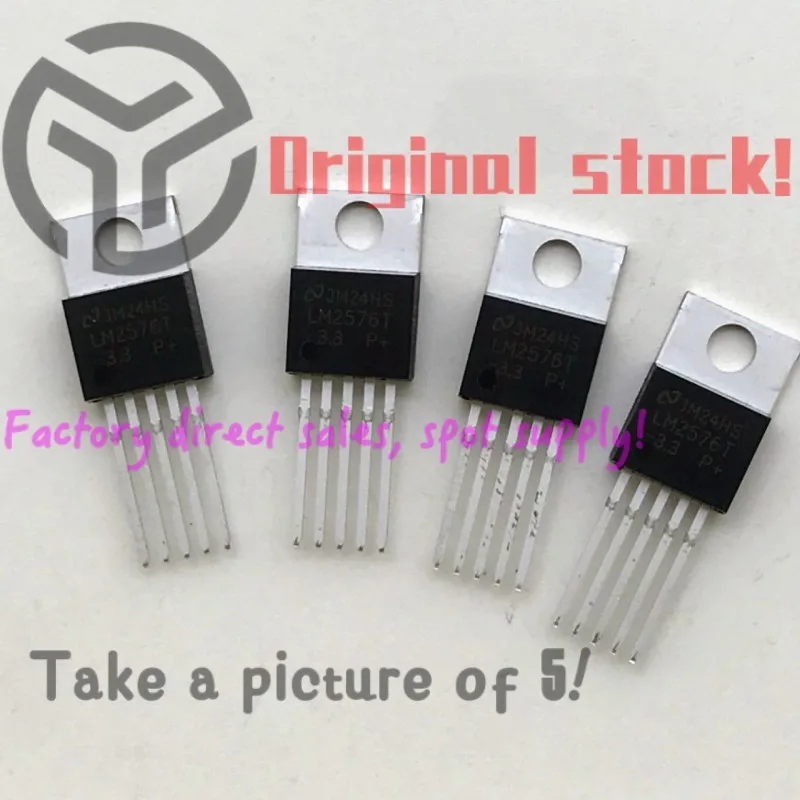 5PCS LM2576T-3.3 TO-220-5 3.3V brand new domestic buck DC-DC power chip in stock Purchase with quality assurance