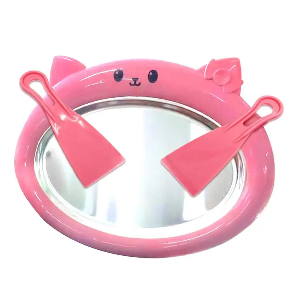 

Instant Ice Cream Maker Fried Ice Tray for Soft Serve Sorbet Frozen Yogurt