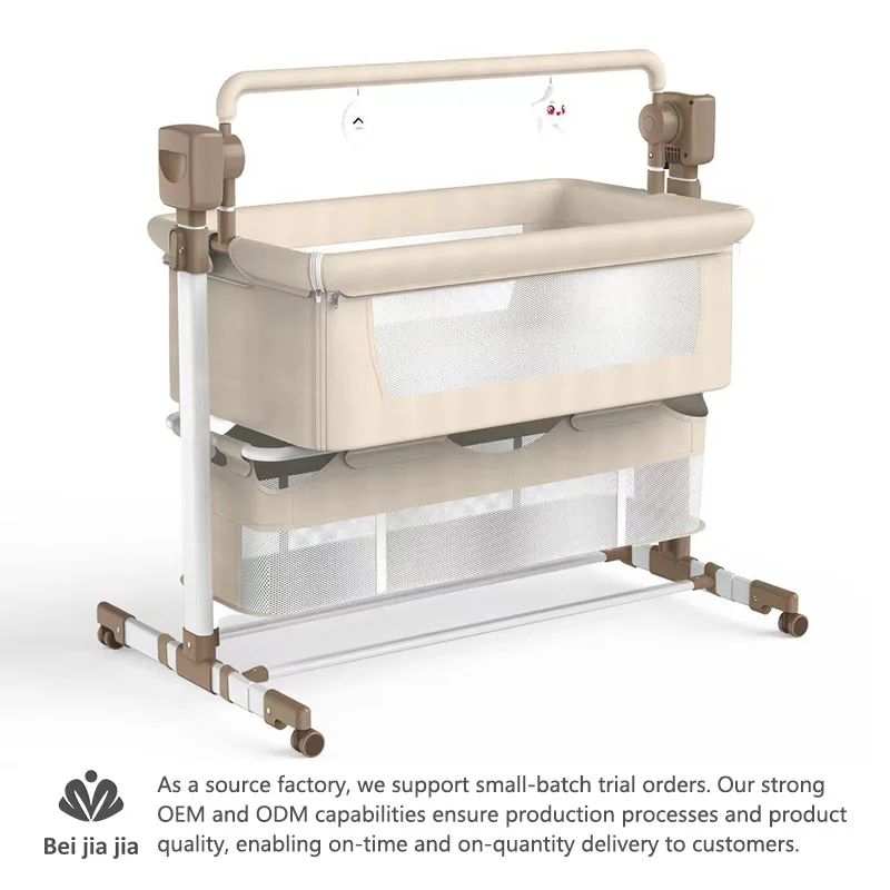 Baby Multifunctional Electric Cradle Cradle Cradle Rocking Chair Newborn Smart Coax Baby Bedside Bed Sleeping Basket