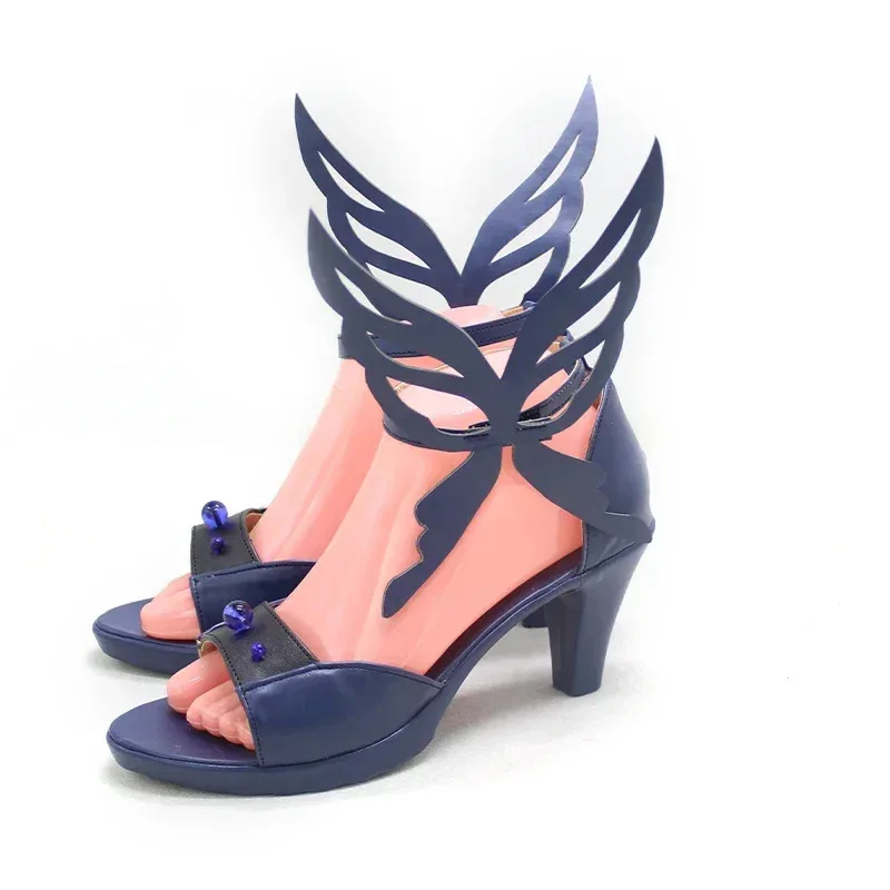 RealCos Genshin Impact Ningguang Neue Kollektion Cosplay High Heel Schuhe Sandale Halloween Cosplay Kostüm Zubehör