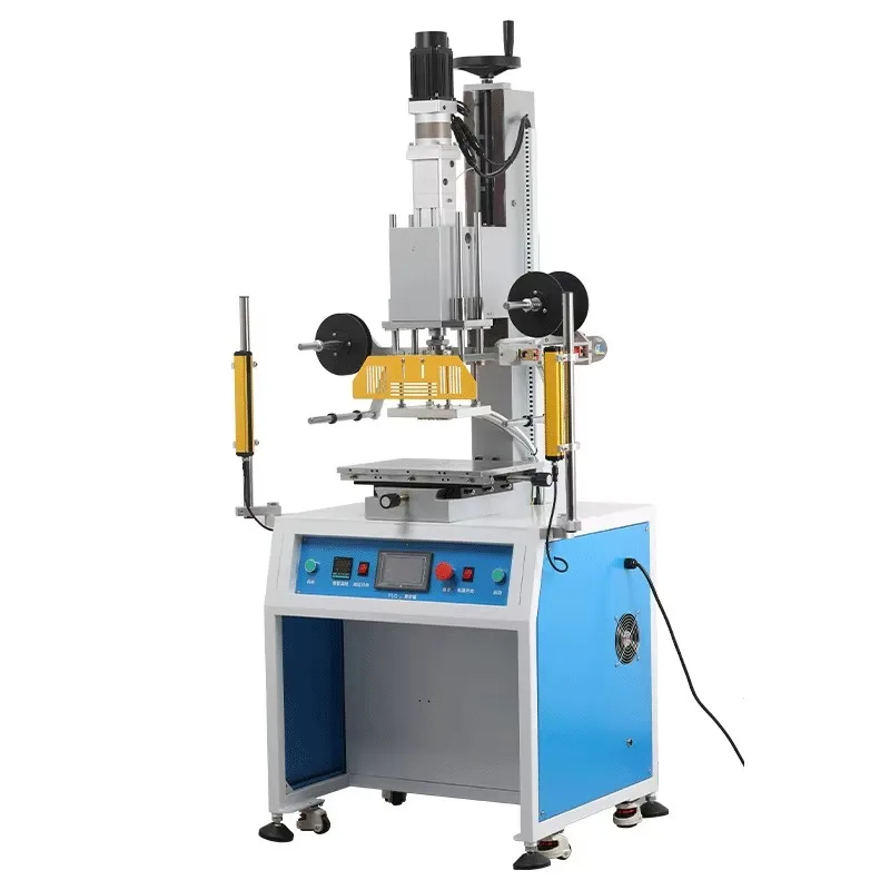 Automatic High Pressure Pneumatic Hot Foil Stamping Machine Gilding Pressing Embossing Bronzing for Leather Sale Hot Stamping
