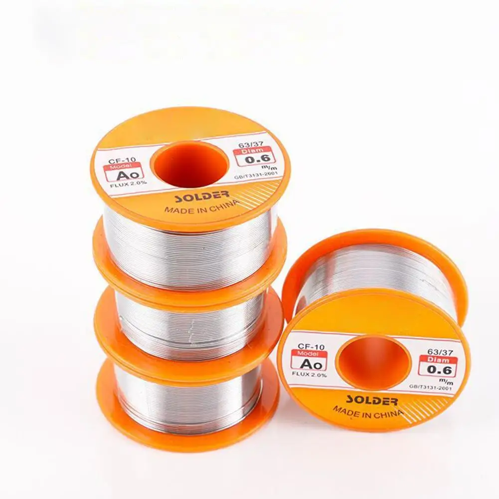 100/50g Low Temperature Easy Melt Solder Wire Metal Copper Iron Tin Alloy Welding Wires Soldering Cored Rods Bar Repairing Tools