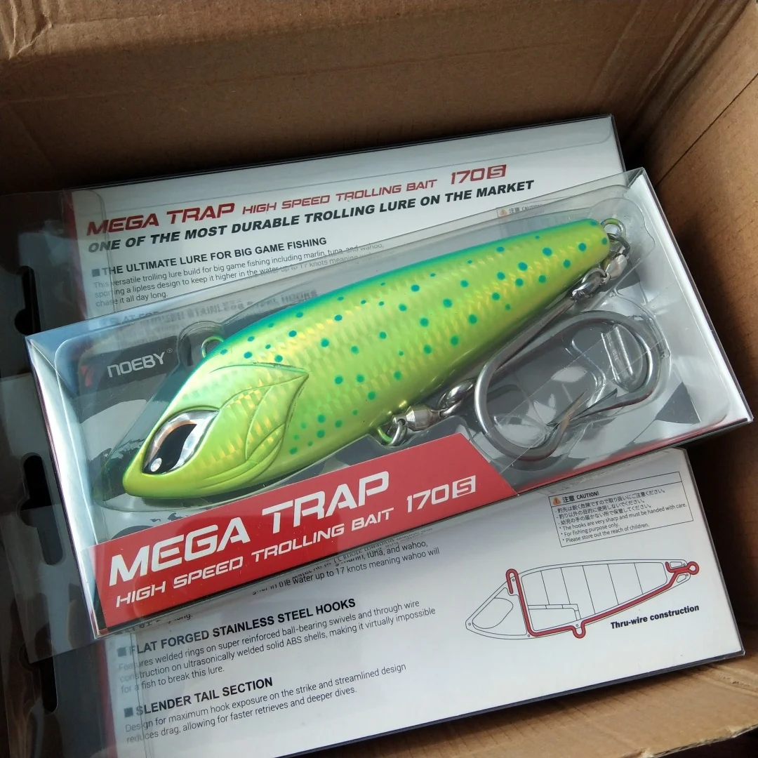 Noeby 1 Stück 170 mm 213 g sinkender Trolling-Köder: Perfekt zum Fangen von Thunfisch, Wahoo und Dorado beim Bootsangeln – Detail 8