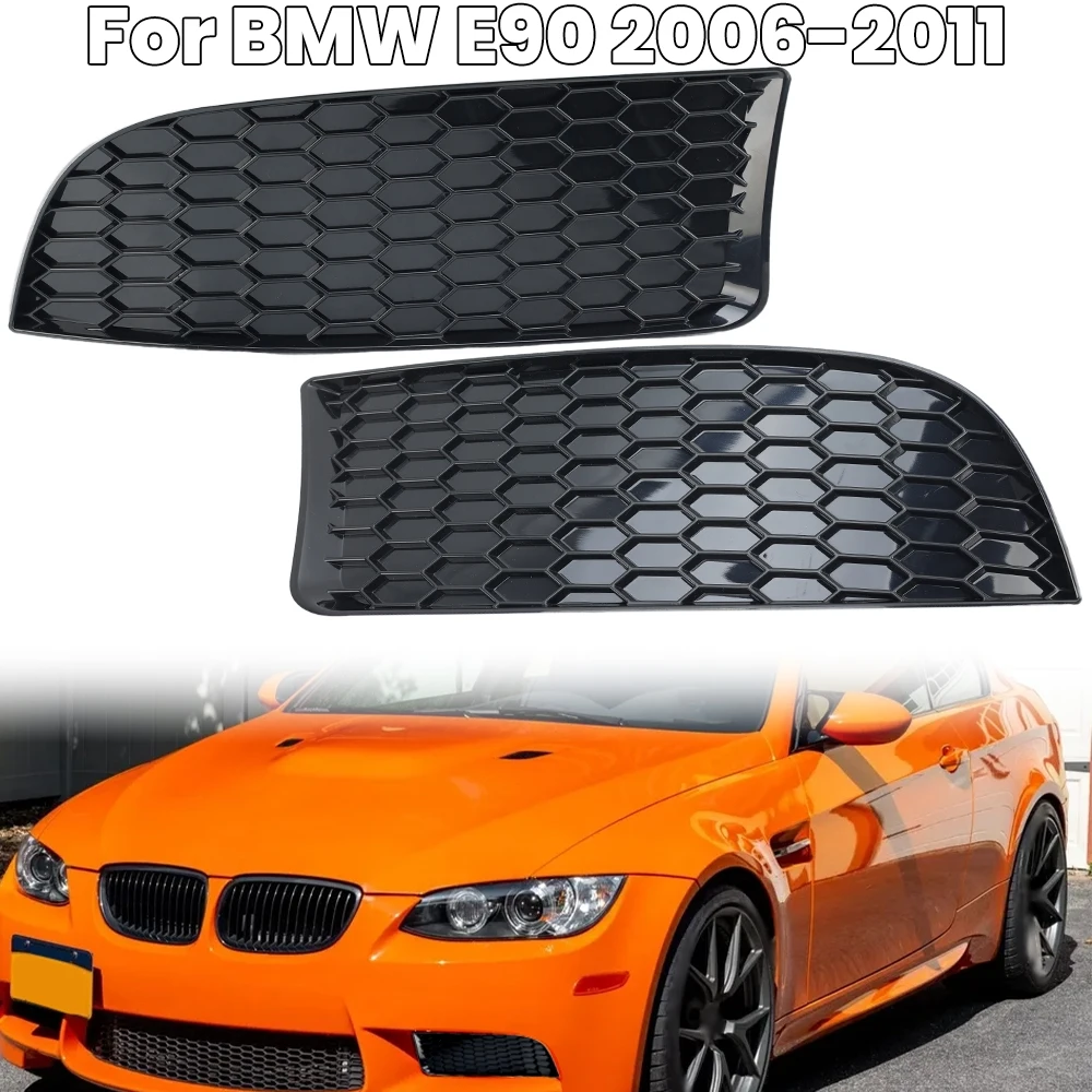 

M3 Style For BMW 3-Series E90 E91 E92 E93 2006-2011 Car Front Bumper Lower Fog Light Lamps Grilles Grille cover Replacement