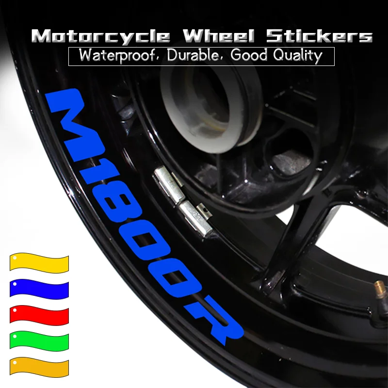 

Hot Sales Motorcycle Wheels Sign Rim Stripe Tapes Decals For BMW M1800R M 1800R Reflective Waterproof Decoration Stickers m1800r