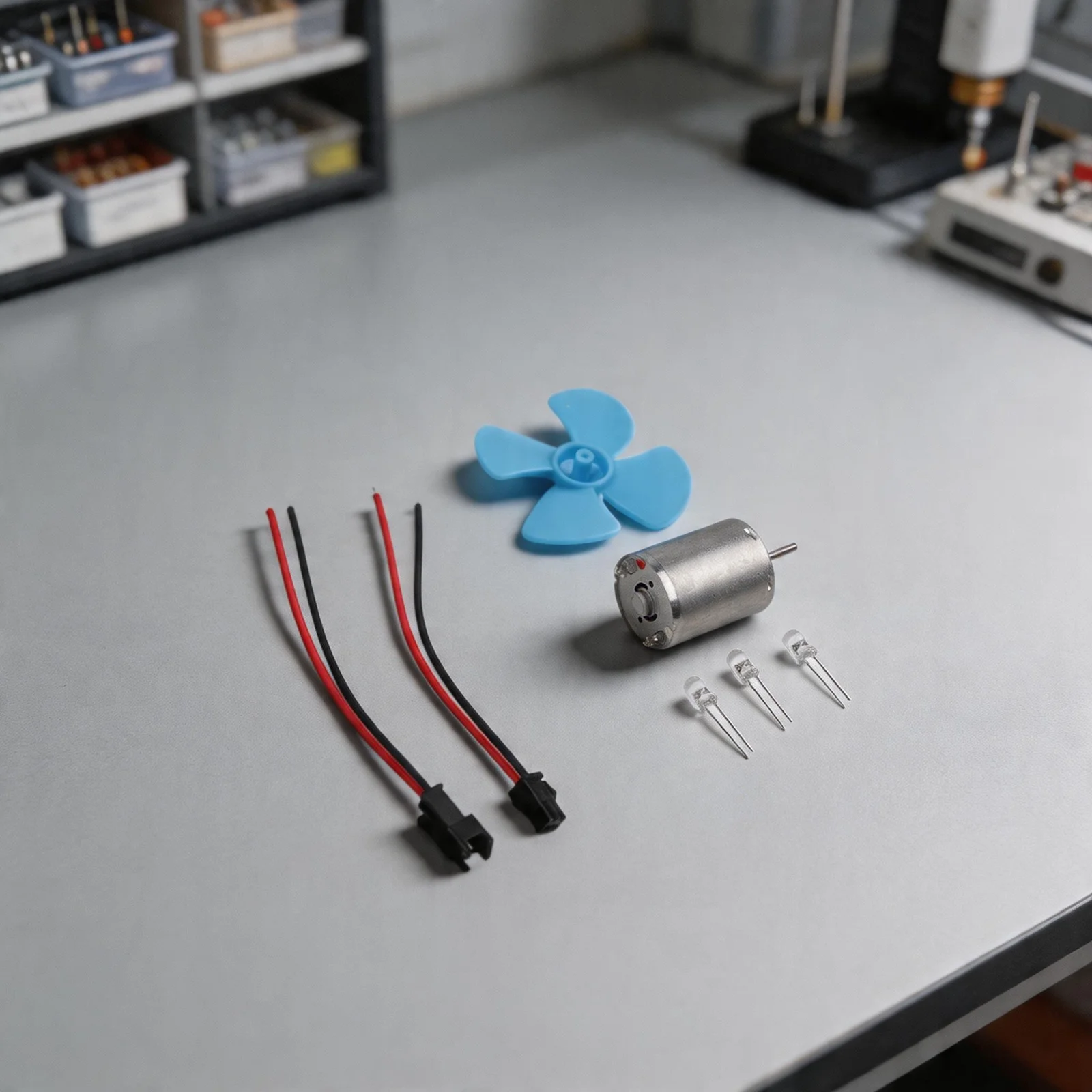 Renewable Energy Use - Small Wind Turbine Generator Kit Featuring