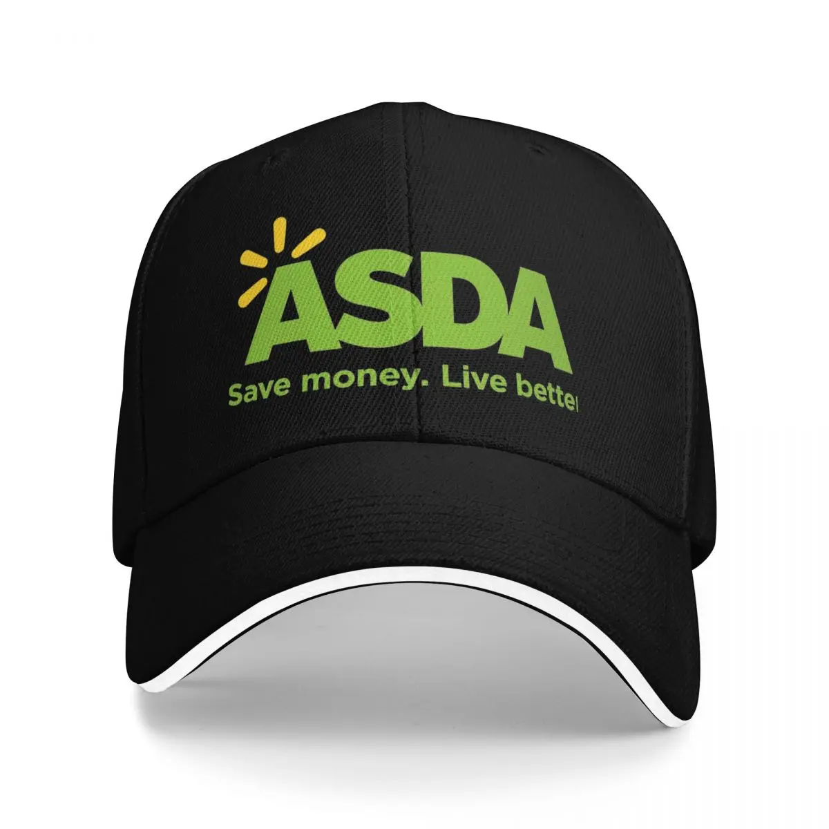 

ASDA Save money. Live Better Baseball Cap Luxury man cap Dropshipping Big Size Hat Brand Man cap Ladies Men's