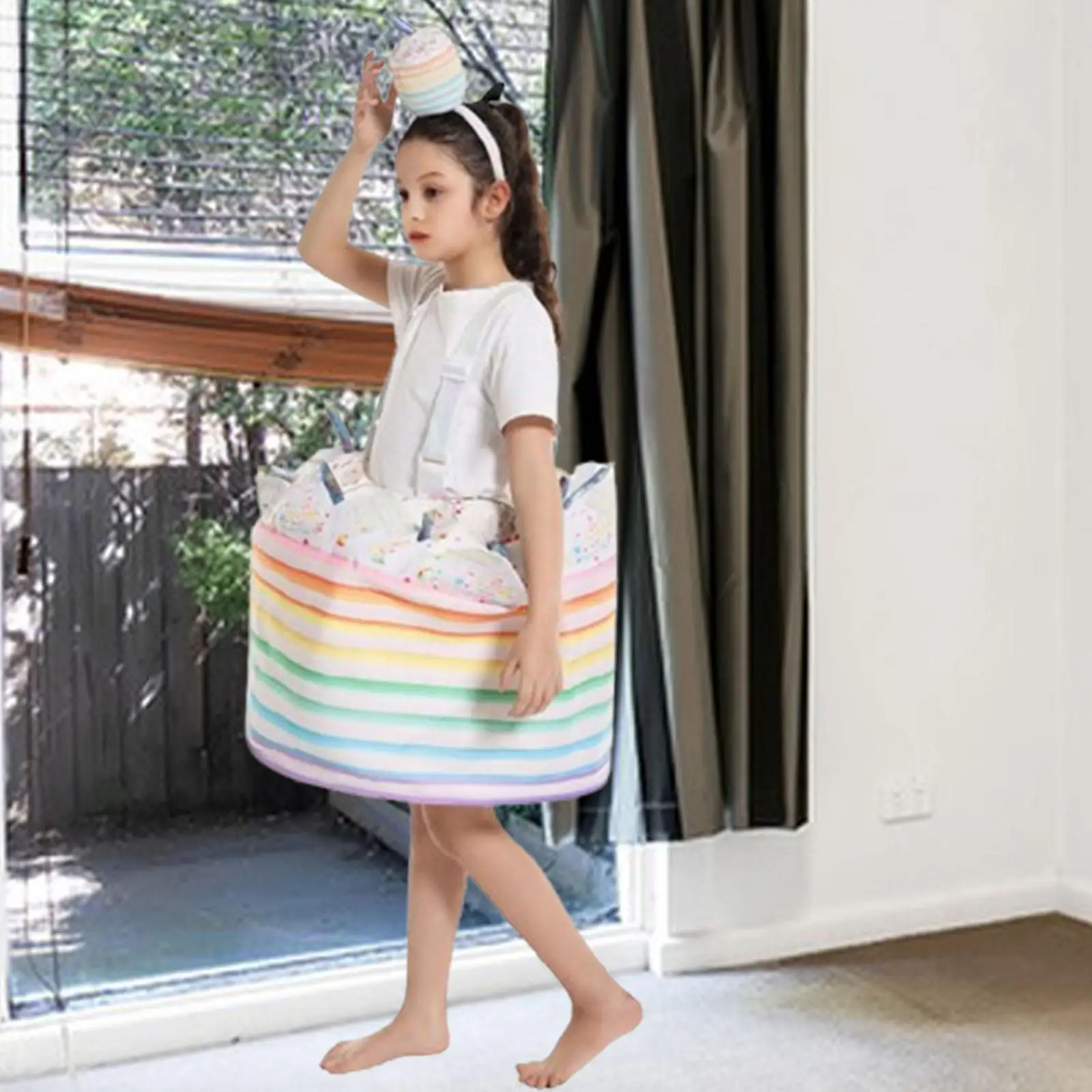 

Cake Costume for Kids with Headwear Cake Cosplay for Stage Performance Role Play