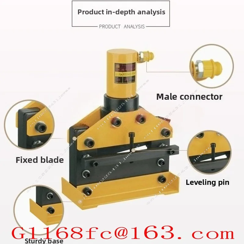 Split Hydraulic Cutting Machine Busbar Processing Machine, Copper Bar Cutting Machine CWC-150/200V
