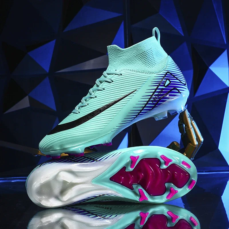 

Новые мужские профессиональные футбольные бутсы, высококачественные футбольные бутсы, тренировочные бутсы, футбольные бутсы, сверхлегкие, нескользящие для уличного матча