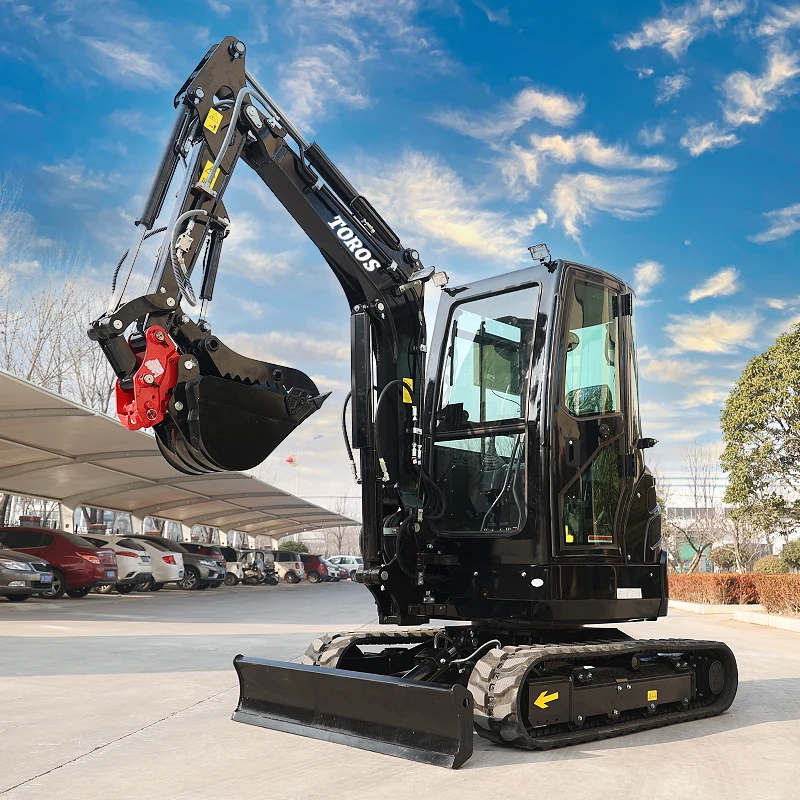 Free Shipping EPA Engine Mini Excavators 2.6 Ton 3.5 Ton Small New Crawler Excavator mini Crawler Digger bagger Fast Delivery