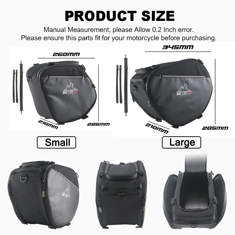 Motorcycle Scooter Storage Bag Tank Toolbag For BMW C400GT For Honda XADV750 ADV150 Outdoor Luggage Saddlebag Rider Shoulder Bag - Image 6