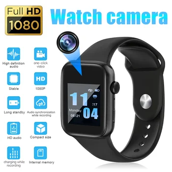 Mini 1080P HD Camera DV Professional Video Recorder Bracelet Headset Small Body Camera Sports DVR Wrist Strap Camera