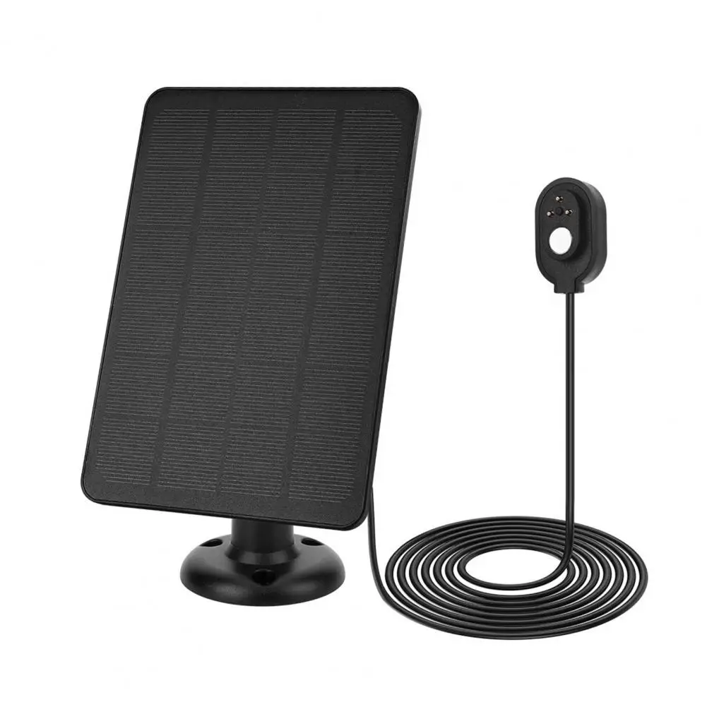 All-weather Solar Panel Ultra-thin Solar Panel 5v 4w Solar Panel Charger for Arlo Pro Series Adjustable Weatherproof Wall Mount view 5