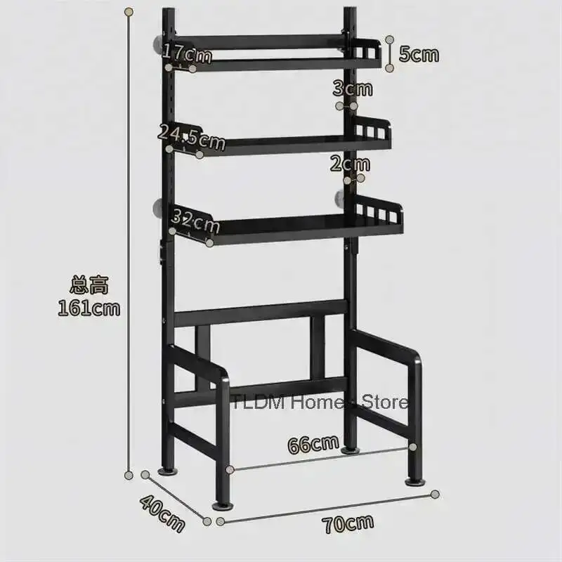 آلة تخزين الرف المرحاض الحمام قابل للتعديل خزائن الغسيل شرفة المنزل توفير المساحة تخزين الرف أثاث الحمام Z