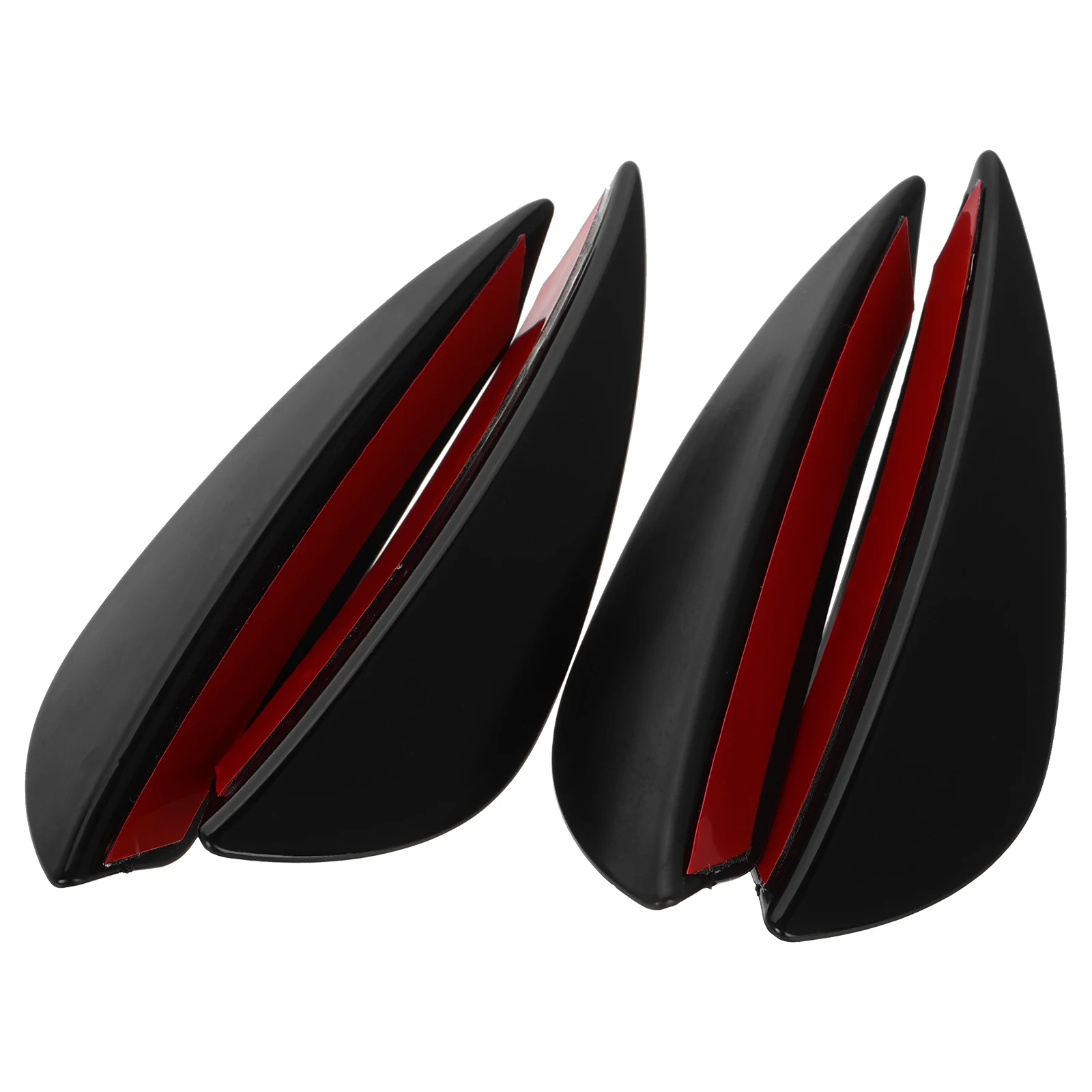 

4 pcs Car Wind Knife Spoiler Front Lip Splitter Bumper Diffuser ABS Automotive Exterior Accessories Universal Fit Cool Car