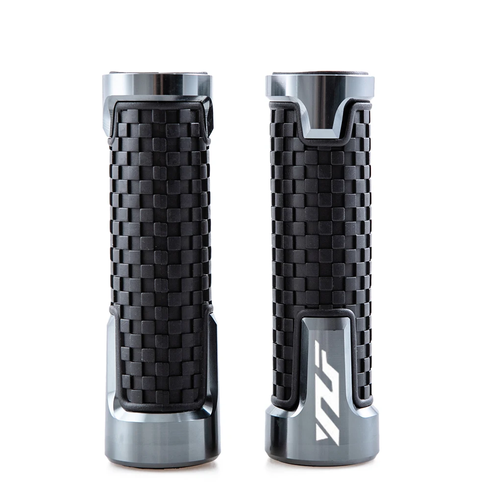 Motorcycle Handlebar Grips Comfort CNC aluminum Rubber Hand Thruster Grips For Yamaha YZF R1 R3 R6 R25 R125 250 600R Accessories