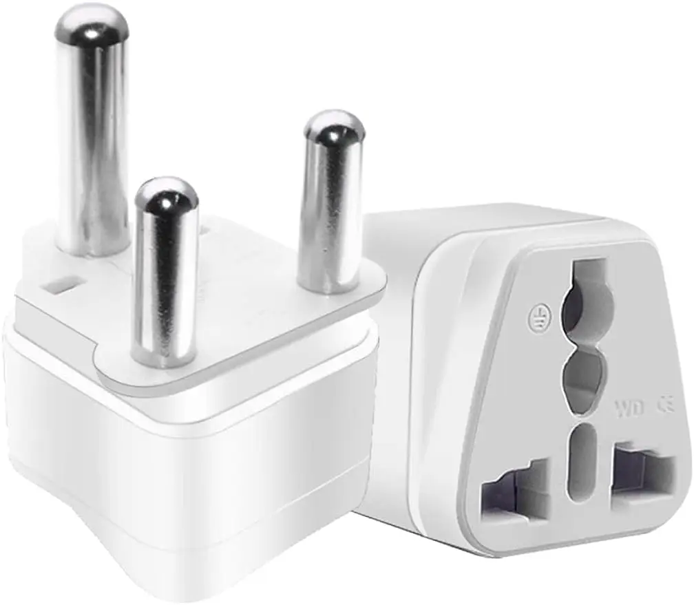 South Africa Travel Plug Adapter，South Africa Big 3 Pins Type M Outlet Travel Power Adapter South Africa Plug