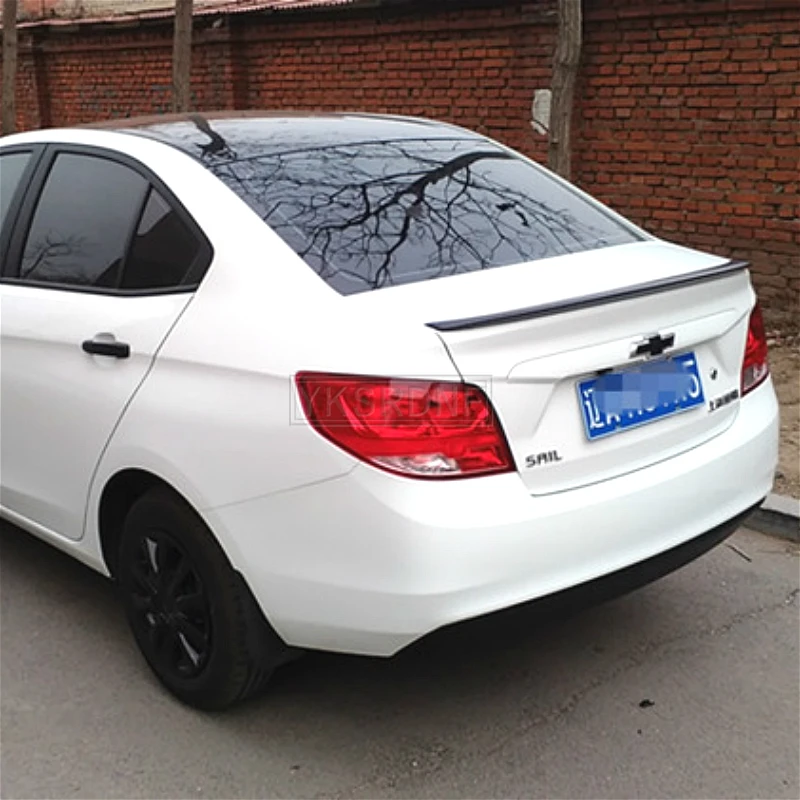 For Chevrolet Sail 2015 2016 2017 Spoiler High Quality ABS Primer or Any Color Car Rear Spoiler for Sail