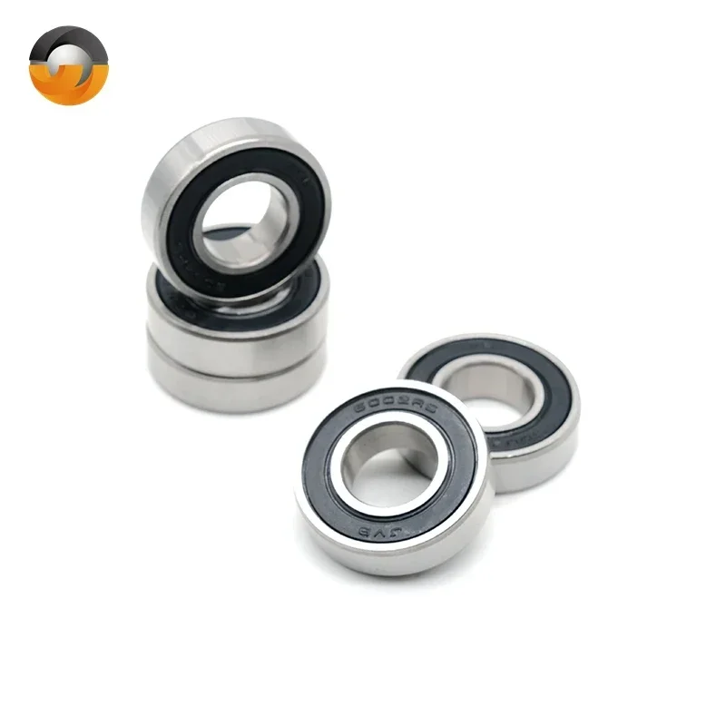 2PCS High Quality 6002RS Bearing 15x32x9 mm ABEC-7 Single Row Deep Groove Ball Bearing 6002-2RS 6002 2RS