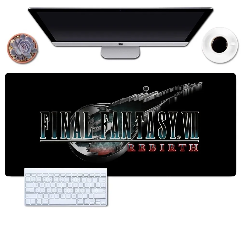 Imagem -05 - Final Fantasy-grande Gaming Mousepad Lockedge Mouse Pad Almofadas de Mesa de Escritório Antiderrapante Grande para Computador