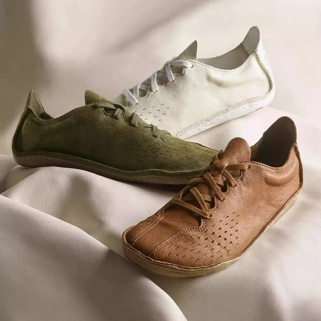 Mens Breathable Casual Shoes Mens Sneakers Summer Lightweight Air Cushion Sneakers Outdoor Lace Up Training Sneaker