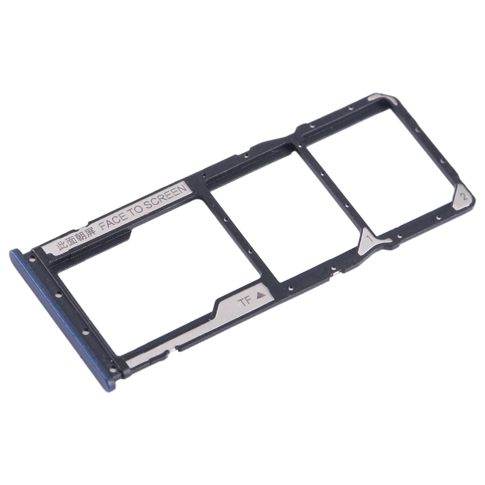Dual SIM Card Tray For Xiaomi Poco C55 Phone SIM1 + SIM2 + Micro SD Card Tray Replacement Part