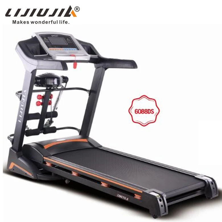 lijiujia electric folding 3hp sport gym equipment luxury training body strong semi commercial treadmill